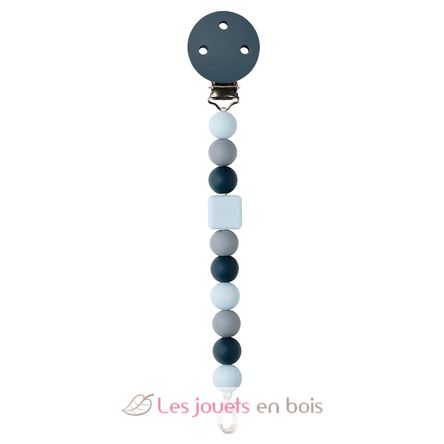 Schnullerkette Silikon navy blau NA877336 Nattou 1