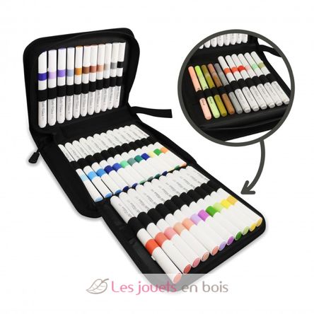 Set mit 45 Acrylmarkern BUK5442 Buki France 2