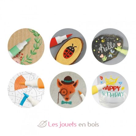 Set mit 45 Acrylmarkern BUK5442 Buki France 5