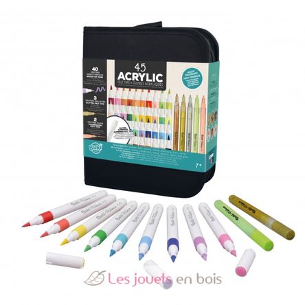 Set mit 45 Acrylmarkern BUK5442 Buki France 1