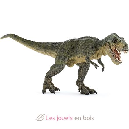 Grüne laufende T-Rex-Figur PA55027 Papo 1