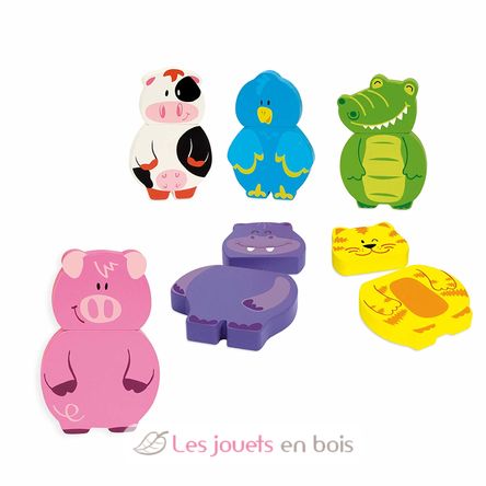 6 Tiere Magnetisches Puzzle GO55234-2797 Goula 2