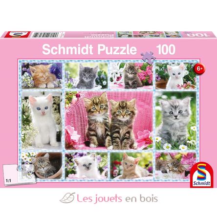 Puzzle Katzenbabys 100 Teile S-56135 Schmidt Spiele 1