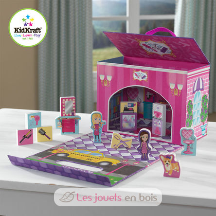 Reisebox-Spielset Schönheitssalon K63387 Kidkraft 6