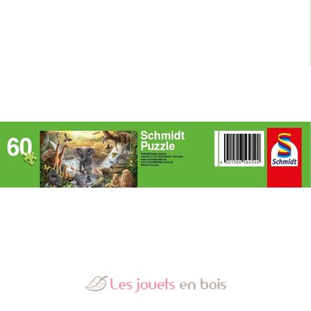 Puzzle Tiere in Afrika 60 Teile S-56454 Schmidt Spiele 3