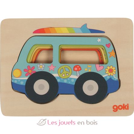 Schichtenpuzzle Van GK57304 Goki 2