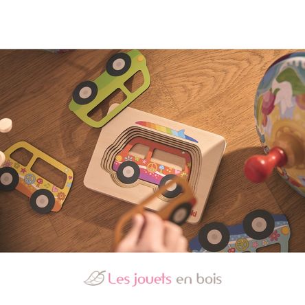 Schichtenpuzzle Van GK57304 Goki 3