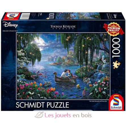 Puzzle Kleine Meerjungfrau und Prinz Eric 1000 Teile S-57370 Schmidt Spiele 1