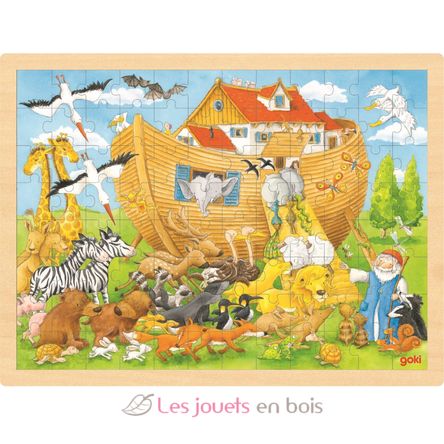 Einlegepuzzle Einzug in die Arche Noah GK57535 Goki 1
