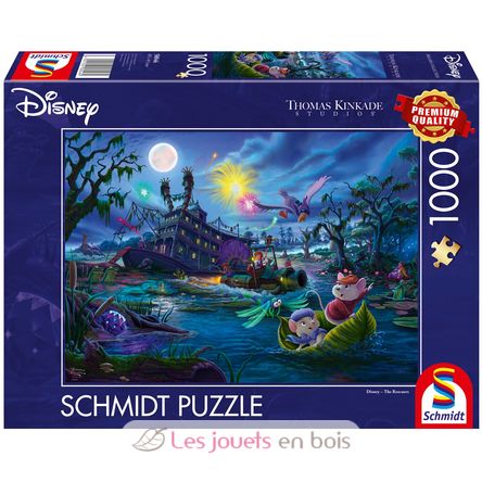 Puzzle Die Retter Bernard und Bianca 1000 Teile S-58046 Schmidt Spiele 1