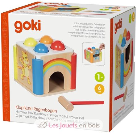 Klopfkiste Regenbogen GK58297 Goki 7