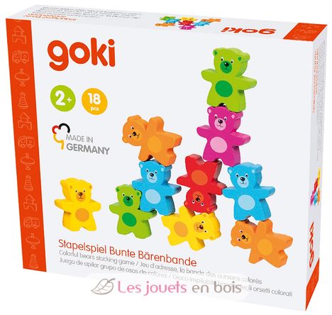 Stapelspiel Bunte Bärenbande GK58384 Goki 2