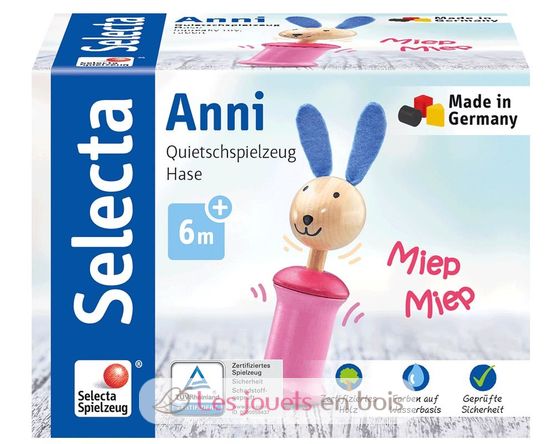 Anni Hase - Greifling mit Quietsche SE61057 Selecta 3