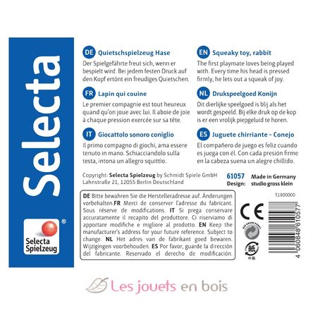 Anni Hase - Greifling mit Quietsche SE61057 Selecta 4