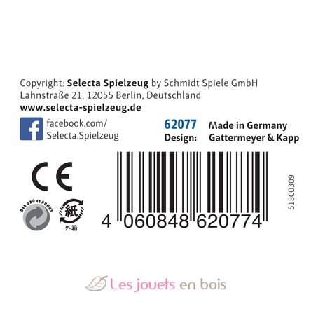 Feuerwehr, Klett-Stapelspielzeug 7 Teile SE62077 Selecta 5