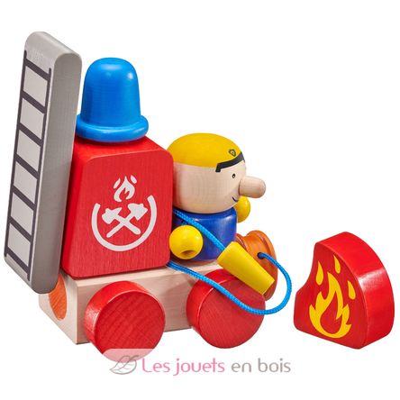 Feuerwehr, Klett-Stapelspielzeug 7 Teile SE62077 Selecta 1