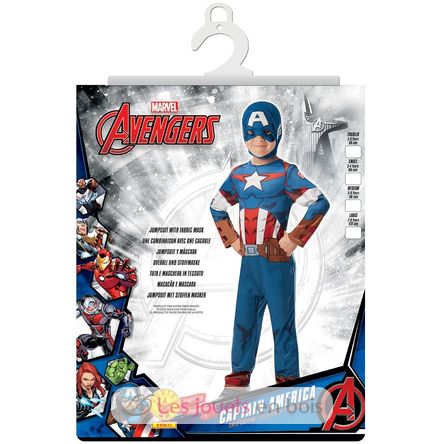 Captain America Kinderkostüm, 3-4 Jahre R640832-T34 Rubies 3