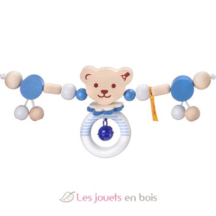 Kinderwagenkette Steiff Bär blau SE64305 Selecta 6