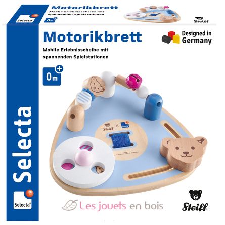 Motorikbrett Bär Steiff SE64309 Selecta 3