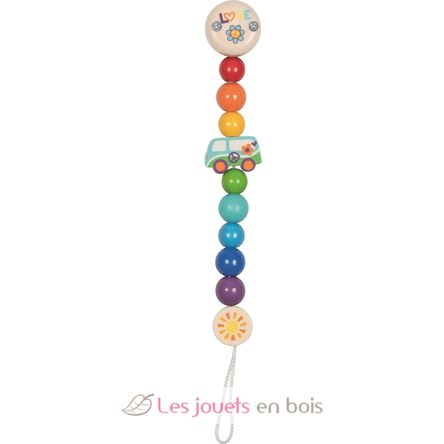 Schnullerkette Regenbogen-Van GK65358 Goki 1