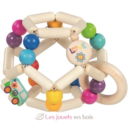 Greifling Elastik Regenbogenball Van GK65361 Goki 1
