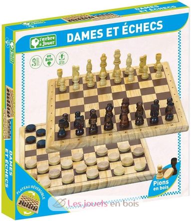 Schach und Damespiel JJ66430 Jeujura 2