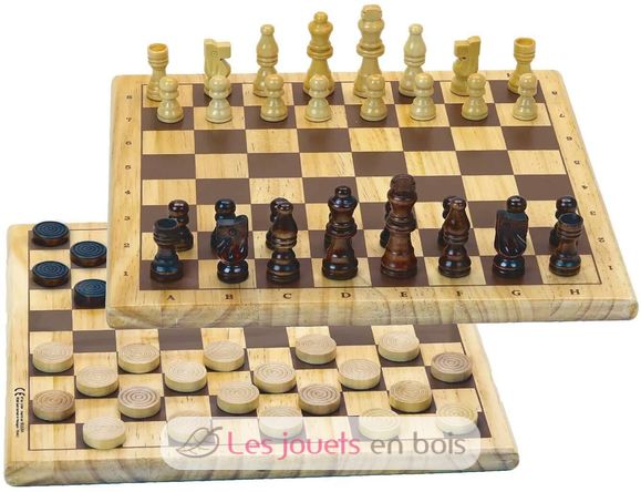 Schach und Damespiel JJ66430 Jeujura 1