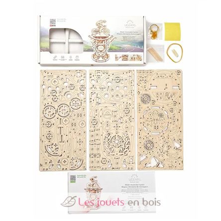 Automaton Fahrradfahrer Mechanische Modell U-70148 Ugears 5
