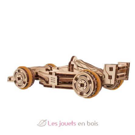 Mini-Rennwagen Mechanische Modell Bausatz U-70252 Ugears 8