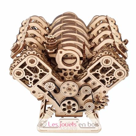 V8-Motor Mechanische Modell Bausatz U-70264 Ugears 3