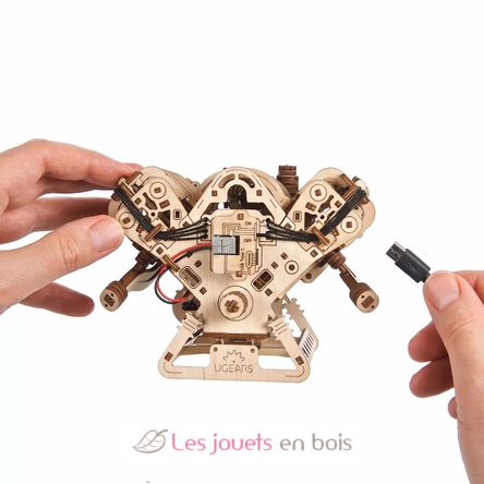 V8-Motor Mechanische Modell Bausatz U-70264 Ugears 8