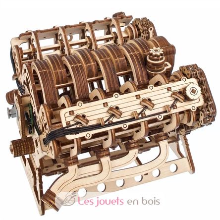V8-Motor Mechanische Modell Bausatz U-70264 Ugears 1