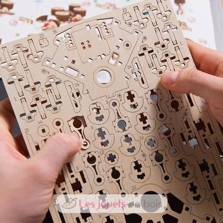 V8-Motor Mechanische Modell Bausatz U-70264 Ugears 7