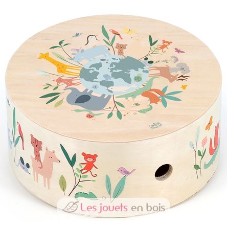 Cajon-Trommel Tiere der Welt Sarah Betz V7113 Vilac 1