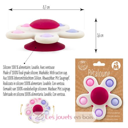 Sensorischer Spinner Blumen weiße UL7127 Tiger Tribe 3