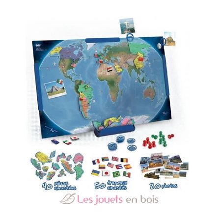 Magnetische Planisphäre BUK-7346 Buki France 3