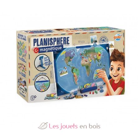 Magnetische Planisphäre BUK-7346 Buki France 1