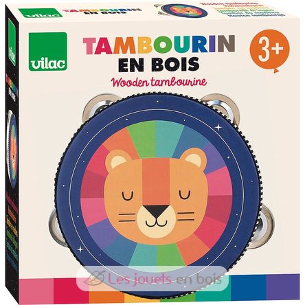 Tamburin Regenbogen Andy Westface V7408 Vilac 5