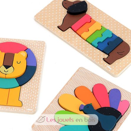 Hölzernes Löwepuzzle Andy Westface V7411 Vilac 4