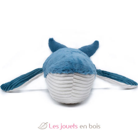Riesenwal-Plüsch Mama und ihr Baby blau DE74301 Les Déglingos 3
