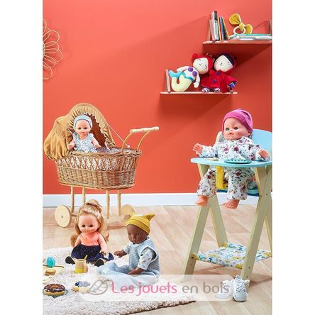 Wicker Kinderwagen für Puppe Karamellkaffee PE800193 Petitcollin 2