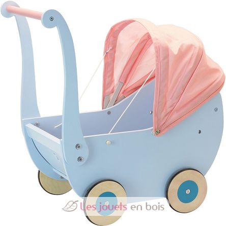 Puppenwagen aus Holz PE800217 Petitcollin 1