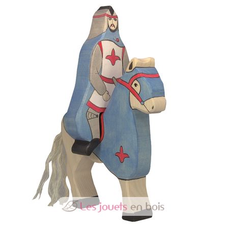 Blaue Ritterfigur HZ-80247 Holztiger 1