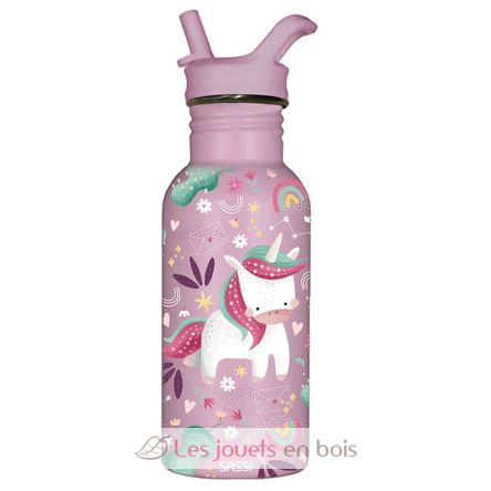 Edelstahlflasche 500 ml Sparkly das Einhorn SJ-SB1105 Sassi Junior 1