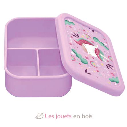 Silikon Lunchbox Sparkly das Einhorn SJ-SI0863 Sassi Junior 1