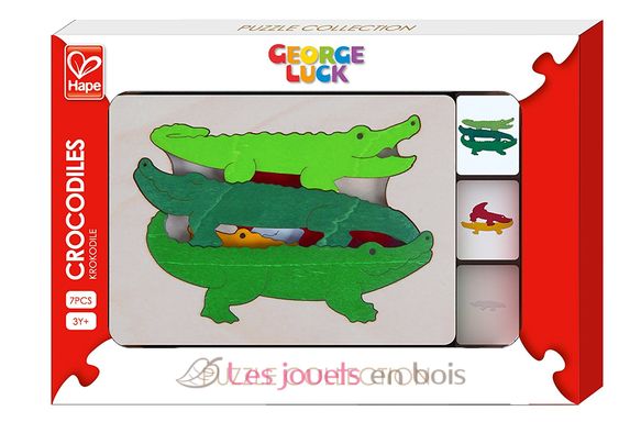 Puzzle - Krokodile HA-E6508 Hape Toys 5