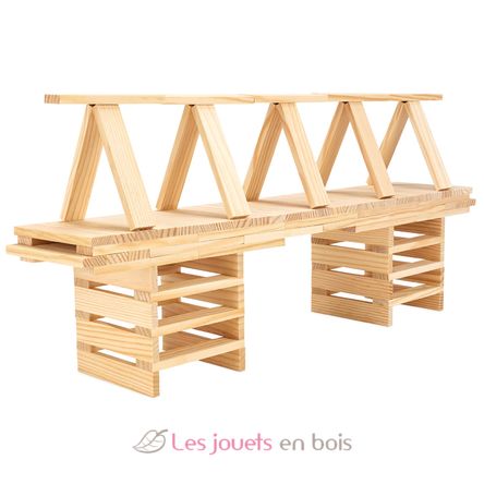 Holzplättchen Tecap Classic 100 Stück JJ8301 Jeujura 3