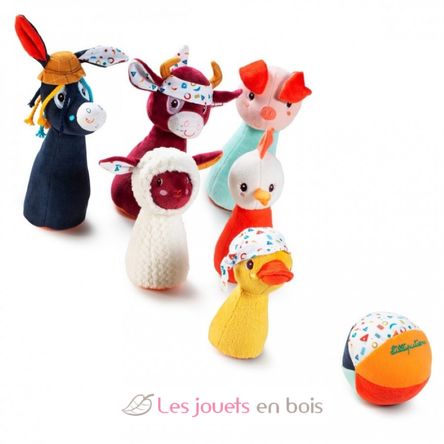 Kegelspiel Bauernhof LL83159 Lilliputiens 1