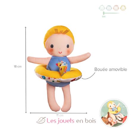 Badepuppe Gaspard LI-83423 Lilliputiens 3