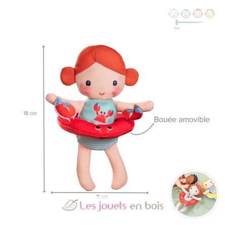 Badepuppe Axelle LI-83425 Lilliputiens 2
